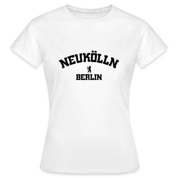 Neukölln - Berlin - Allemagne - T-shirt Femme - blanc - Devant - AI Model Female 172 dark (172cm)