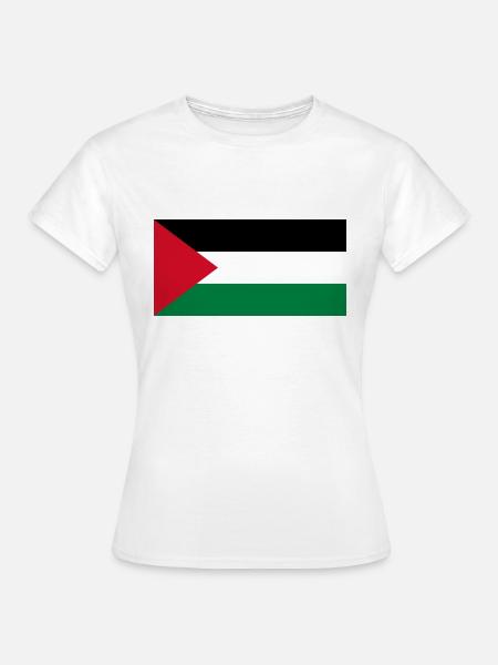 Palästina Flagge - Frauen T-Shirt - Weiß