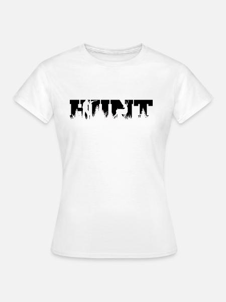 Jäger - Natur-Geschenkidee - Frauen T-Shirt - Weiß