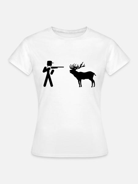 jäger wild - Frauen T-Shirt - Weiß