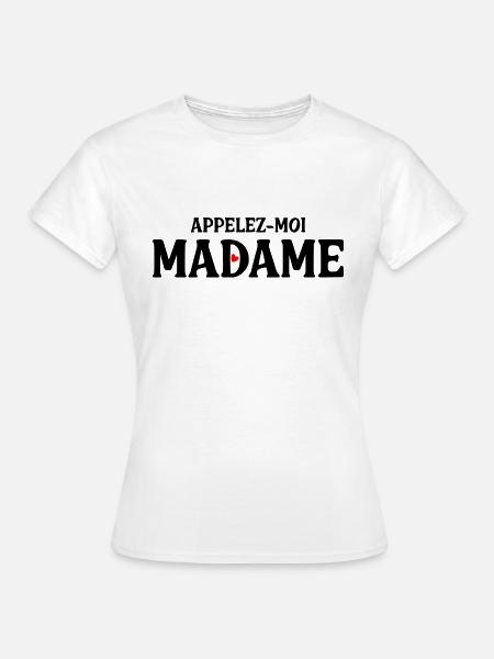 Dame - Frauen T-Shirt - Weiß