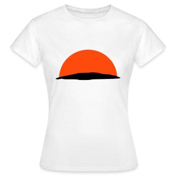sunset - Frauen T-Shirt - Weiß - Vorne - AI Model Female 172 dark (172cm)
