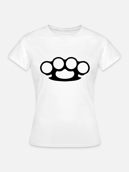 schlagring - Frauen T-Shirt - Weiß