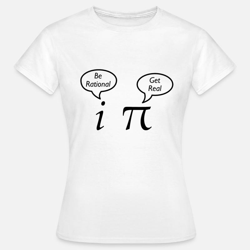 math pie blague fun math prof de physique blagues - T-shirt Femme - blanc
