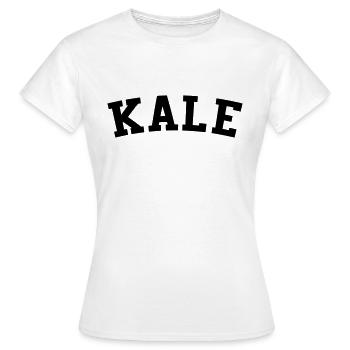 Kale - KOLESON COUTURE - Frauen T-Shirt - Weiß - Vorne - AI Model Female 172 dark (172cm)