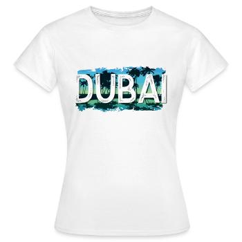 Dubai - Frauen T-Shirt - Weiß - Vorne - AI Model Female 172 dark (172cm)
