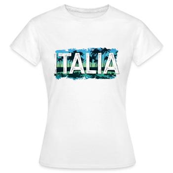 Italia - Women's T-Shirt - white - Front - AI Model Female 172 dark (172cm)