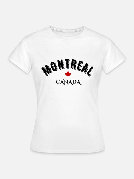 Montreal, Kanada - Frauen T-Shirt - Weiß