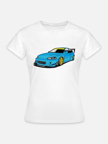 Racing car - Frauen T-Shirt - Weiß