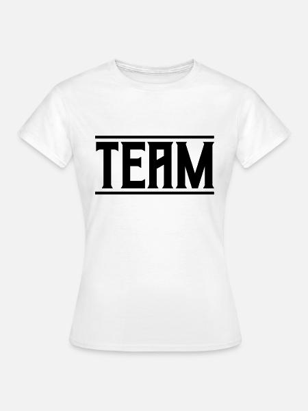 team - Frauen T-Shirt - Weiß