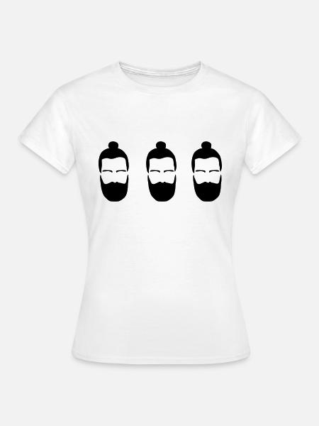 NilGuenther_HipsterKlone2 - Frauen T-Shirt - Weiß