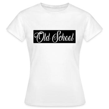 Old School - Frauen T-Shirt - Weiß - Vorne - AI Model Female 172 dark (172cm)