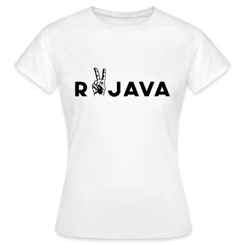 Rojava paix son biji - T-shirt Femme - blanc - Devant - AI Model Female 172 dark (172cm)