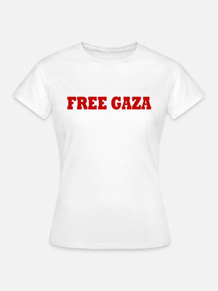 Free gaza - Frauen T-Shirt - Weiß