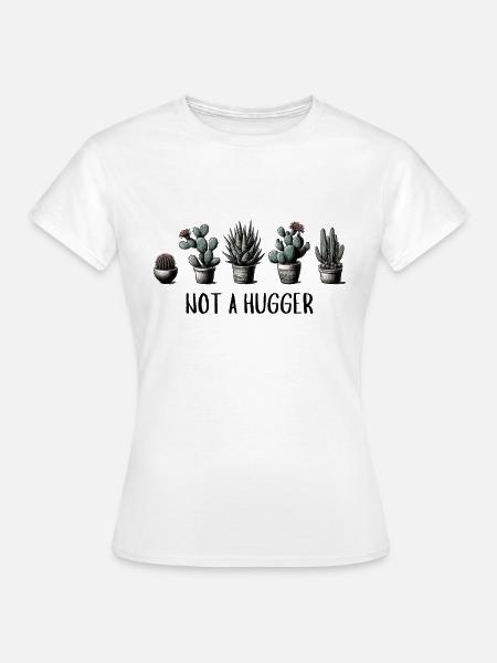 Kein Umarmer - Frauen T-Shirt - Weiß