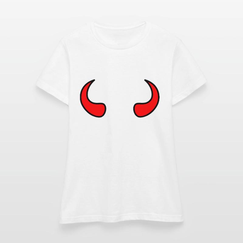 Devil's Horns - Devilish gift idea. Women's T-Shirt