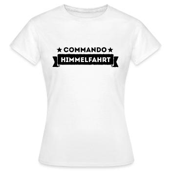 Commando Himmelfahrt - Herrentag - Frauen T-Shirt - Weiß - Vorne - AI Model Female 172 dark (172cm)