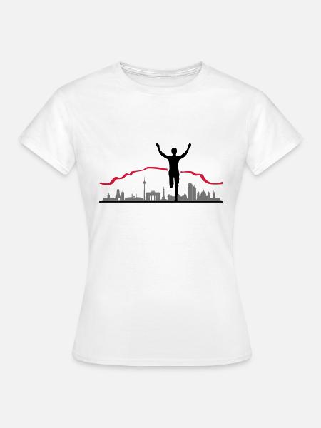 Berlin Marathon - Frauen T-Shirt - Weiß
