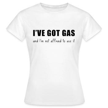 Gas - Women's T-Shirt - white - Front - AI Model Female 172 dark (172cm)