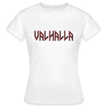 Valhalla Vikings - T-shirt Femme - blanc - Devant - AI Model Female 172 dark (172cm)