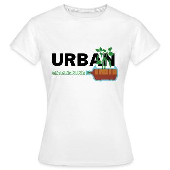 Urban Gardening - Women's T-Shirt - white - Front - AI Model Female 172 dark (172cm)