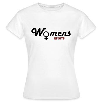 droits des femmes, femmes, droits des femmes Hoodies, femme - T-shirt Femme - blanc - Devant - AI Model Female 172 dark (172cm)