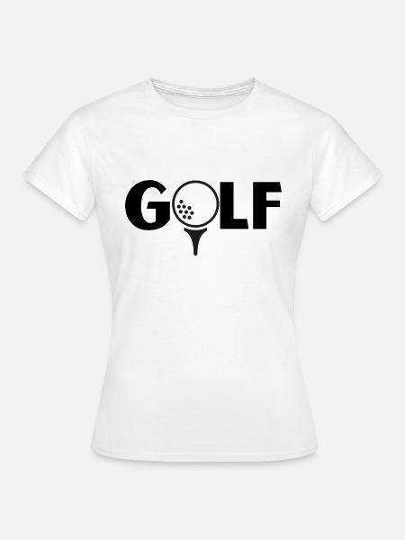 golf - T-shirt Femme - blanc
