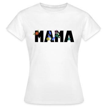 Mama - Women's T-Shirt - white - Front - AI Model Female 172 dark (172cm)
