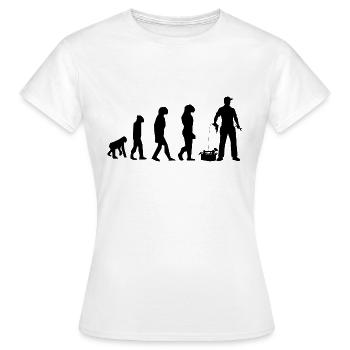 DIY evolution - Women's T-Shirt - white - Front - AI Model Female 172 dark (172cm)