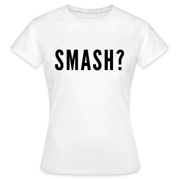 Smash - Women's T-Shirt - white - Front - AI Model Female 172 dark (172cm)