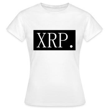 [HD] XRP - T-shirt Femme - blanc - Devant - AI Model Female 172 dark (172cm)