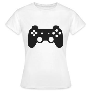 PLSTN controller - Women's T-Shirt - white - Front - AI Model Female 172 dark (172cm)