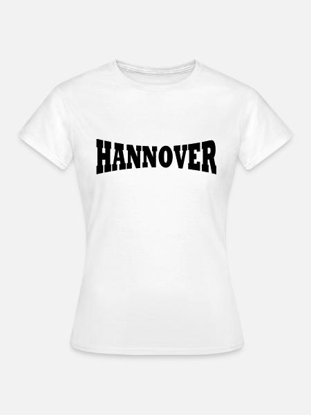 Hanovre lettrage - T-shirt Femme - blanc