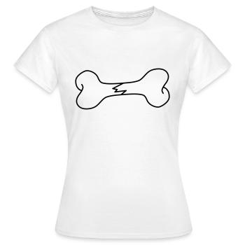 fracture - Women's T-Shirt - white - Front - AI Model Female 172 dark (172cm)