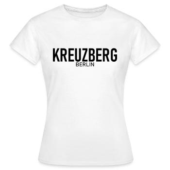 Kreuzberg - Berlin - Allemagne - Allemagne - T-shirt Femme - blanc - Devant - AI Model Female 172 dark (172cm)