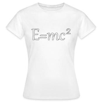 E-mc². - T-shirt Femme - blanc - Devant - AI Model Female 172 dark (172cm)