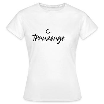 Trauzeuge - Frauen T-Shirt - Weiß - Vorne - AI Model Female 172 dark (172cm)