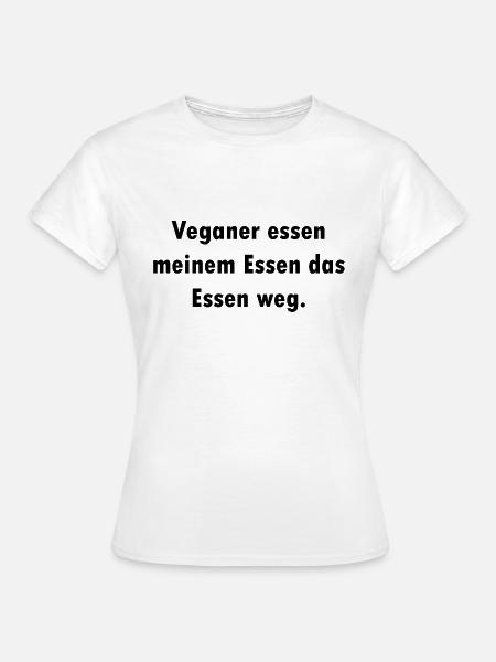 Fleischfresser - Frauen T-Shirt - Weiß