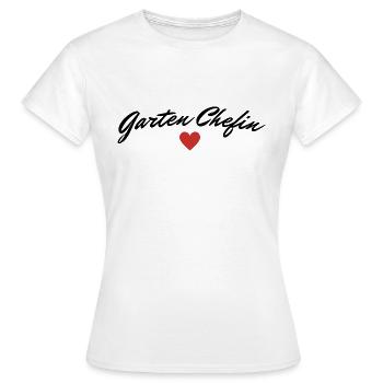 Garten Chefin Hobbygärtnerin Gärtnern - Frauen T-Shirt - Weiß - Vorne - AI Model Female 172 dark (172cm)