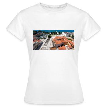 Église de Saint-Donat Zadar Croatie - T-shirt Femme - blanc - Devant - AI Model Female 172 dark (172cm)