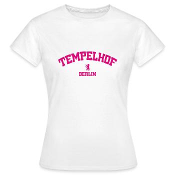 Tempelhof - Berlin - Allemagne - T-shirt Femme - blanc - Devant - AI Model Female 172 dark (172cm)