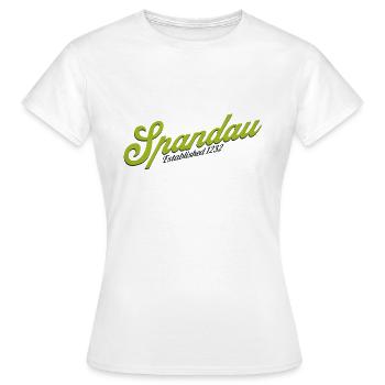 Spandau Berlin Bezirk Deutschland - Frauen T-Shirt - Weiß - Vorne - AI Model Female 172 dark (172cm)