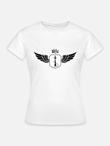 Shisha Wappen - Frauen T-Shirt - Weiß