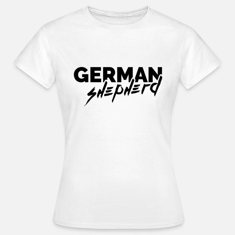 deutscher schäferhund - german shepherd - Women's T-Shirt - white