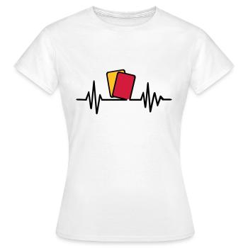 Referee - Women's T-Shirt - white - Front - AI Model Female 172 dark (172cm)