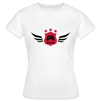 Gaming - Pro Gamer - Frauen T-Shirt - Weiß - Vorne - AI Model Female 172 dark (172cm)