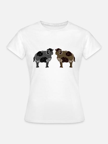 Widder - Frauen T-Shirt - Weiß