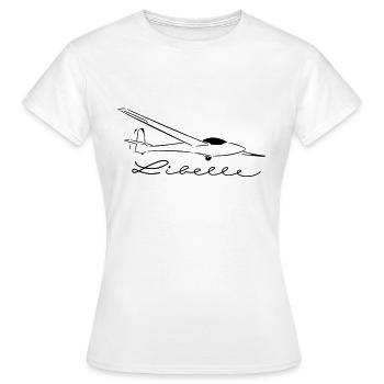 standard libelle - Frauen T-Shirt - Weiß - Vorne - AI Model Female 172 dark (172cm)