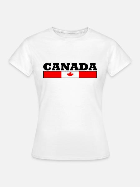 Canada Flagge - Frauen T-Shirt - Weiß