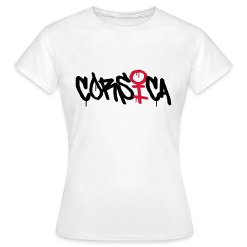 Korsika - Korsika - Frauen T-Shirt - Weiß - Vorne - AI Model Female 172 dark (172cm)